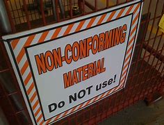 control of non-conforming products