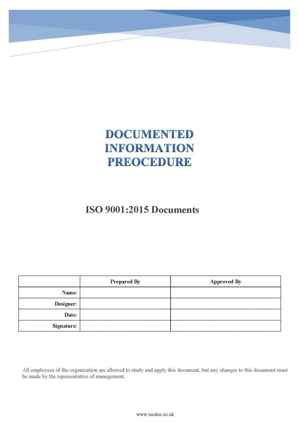 Documented Information Procedure