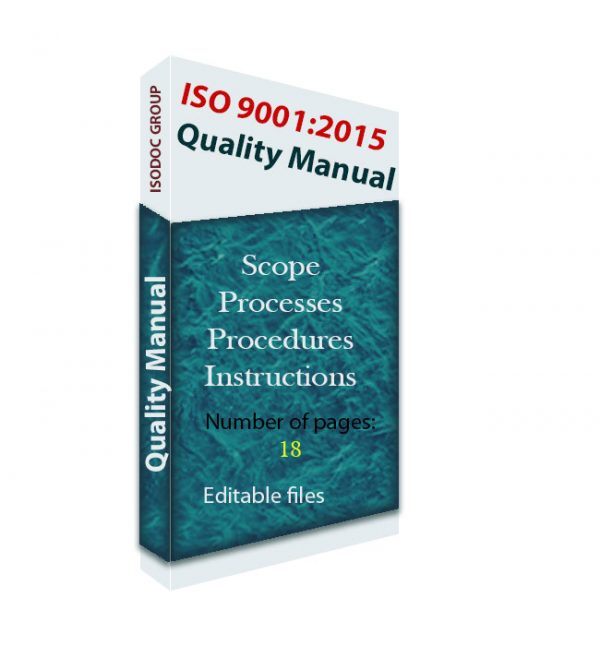 ISO 9001 quality manual