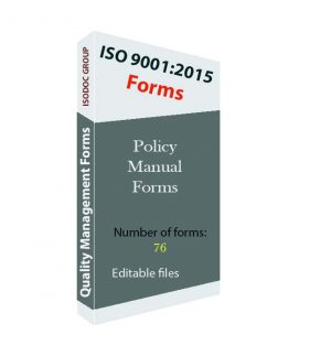 ISO 9001 Forms