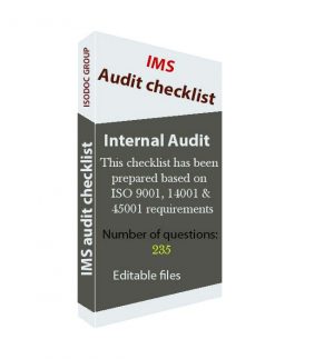 ISO 9001 ISO 14001 and ISO 45001 audit checklist
