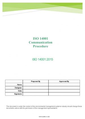 ISO 14001 Communication Procedure