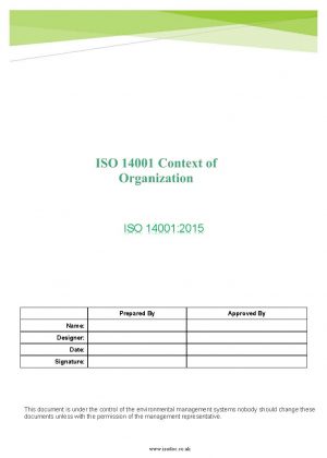 ISO 14001 Context of Organization