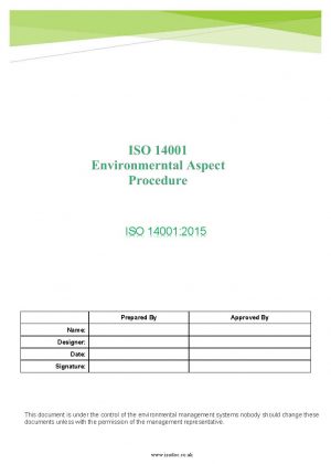 ISO 14001 Environmental Aspect Procedure