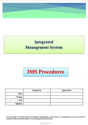 IMS Procedure for Change Management